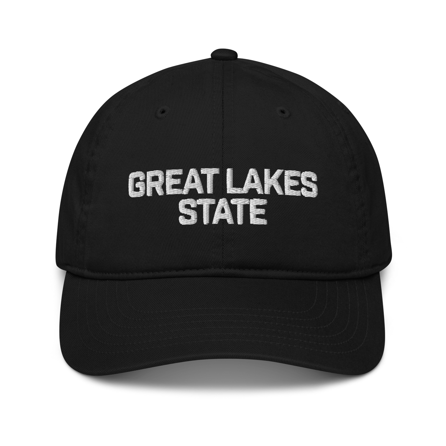 'Great Lakes State' Classic Baseball Cap | White Embroidery