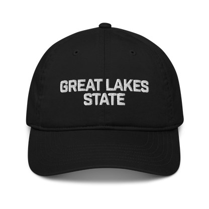 'Great Lakes State' Classic Baseball Cap | White Embroidery