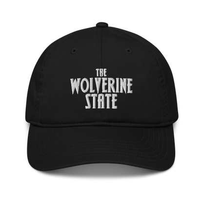 Michigan 'The Wolverine State' Classic Baseball Cap (Vicious Mustelid Font)