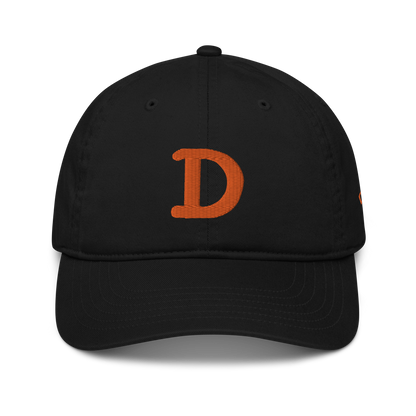 Detroit 'Old French D' Baseball Cap (w/ Side Design) | Orange Embroidery