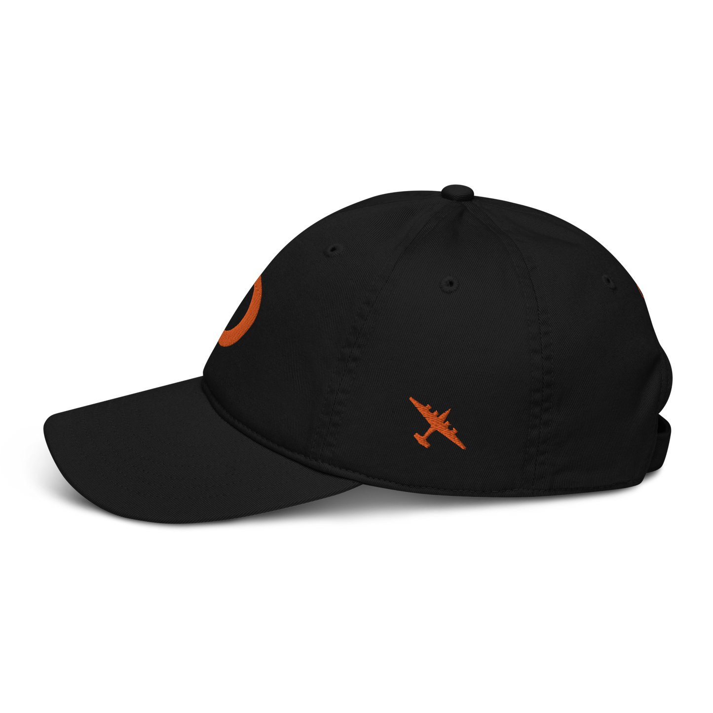 Detroit 'Old French D' Baseball Cap (w/ B-24 Liberator) | Orange Embroidery