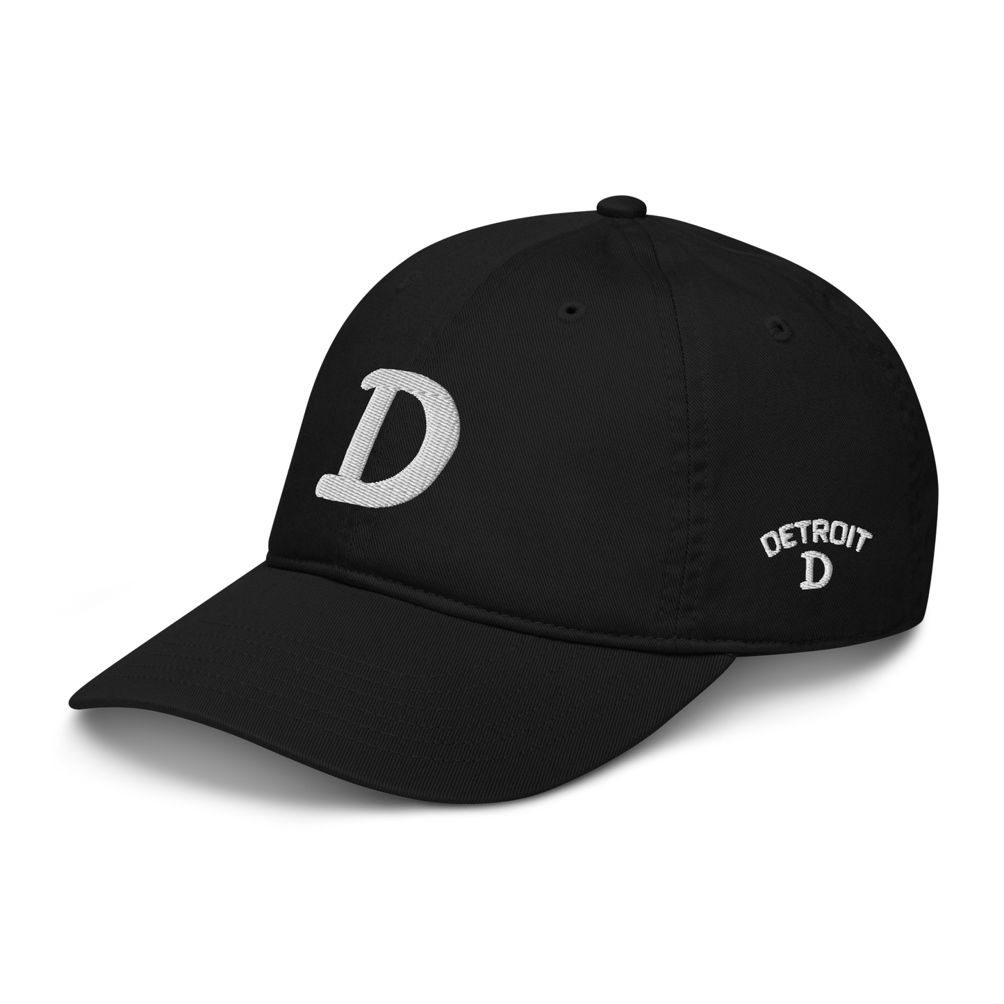 Detroit 'Old French D' Baseball Cap (w/ Side Design)