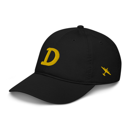 Detroit 'Old French D' Baseball Cap (w/ B-24 Liberator) | Gold Embroidery