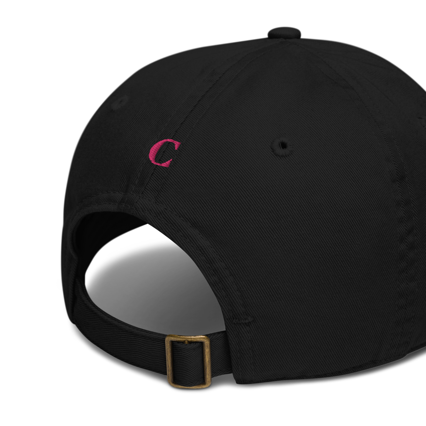 'Détroit' Baseball Cap (w/ Old French D and Fleur de Lys) | Pink Embroidery