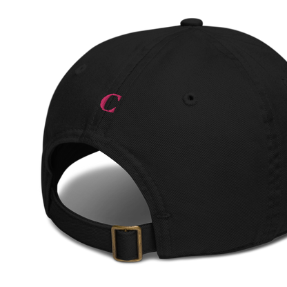 'Détroit' Baseball Cap (w/ Old French D and Fleur de Lys) | Pink Embroidery