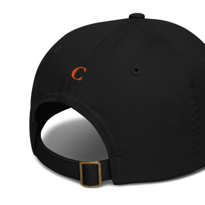 'Détroit' Baseball Cap (w/ Old French D and Fleur de Lys) | Orange Embroidery