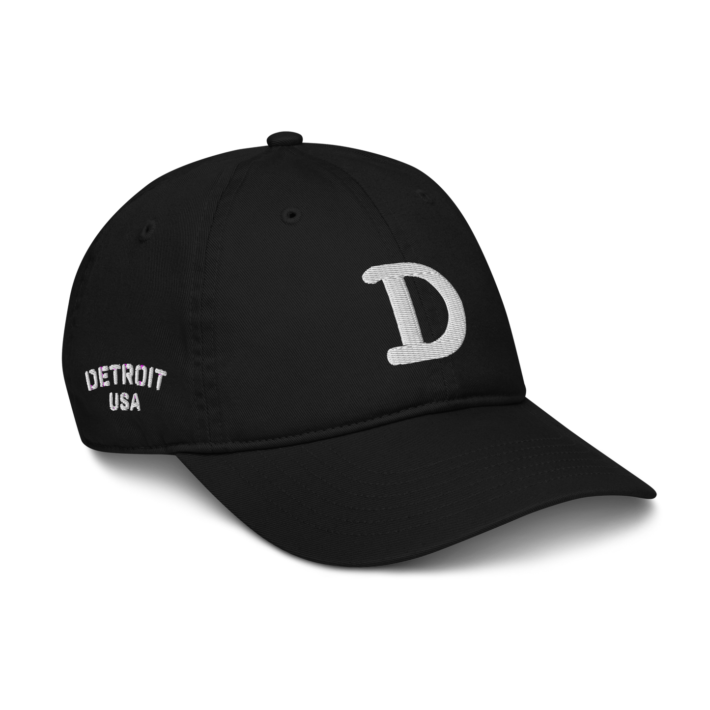 Detroit 'Old French D' Classic Baseball Cap (w/ B-24 Liberator and 'Detroit USA')