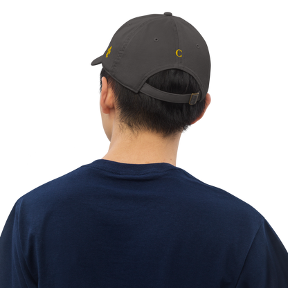 'Détroit' Baseball Cap (w/ Old French D and Fleur de Lys) | Gold Embroidery