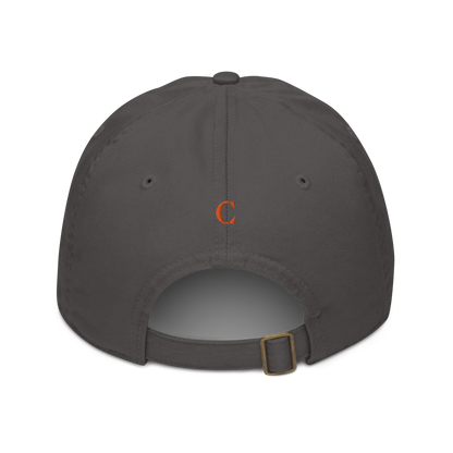 'Détroit' Baseball Cap (w/ Old French D and Fleur de Lys) | Orange Embroidery