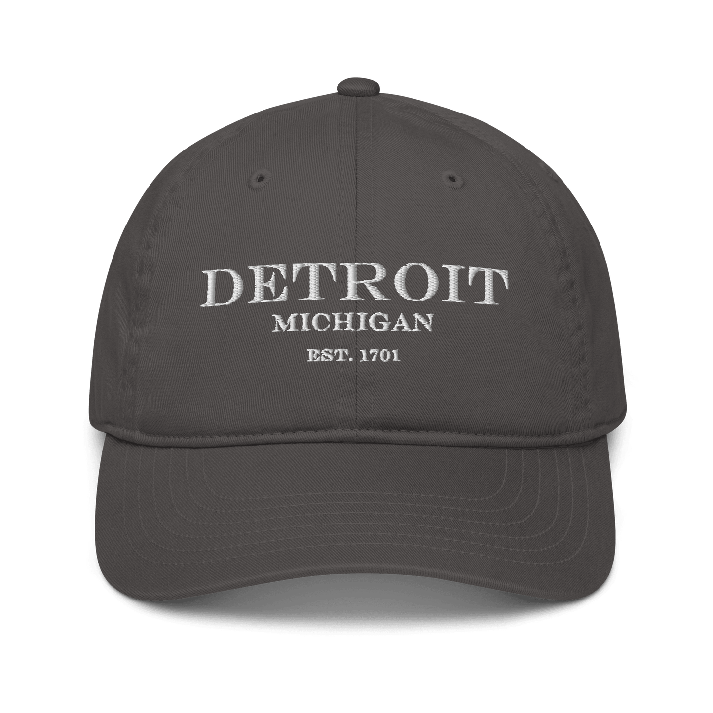 'Detroit Michigan Est. 1701' Luxury Goods Parody Baseball Cap - Circumspice Michigan