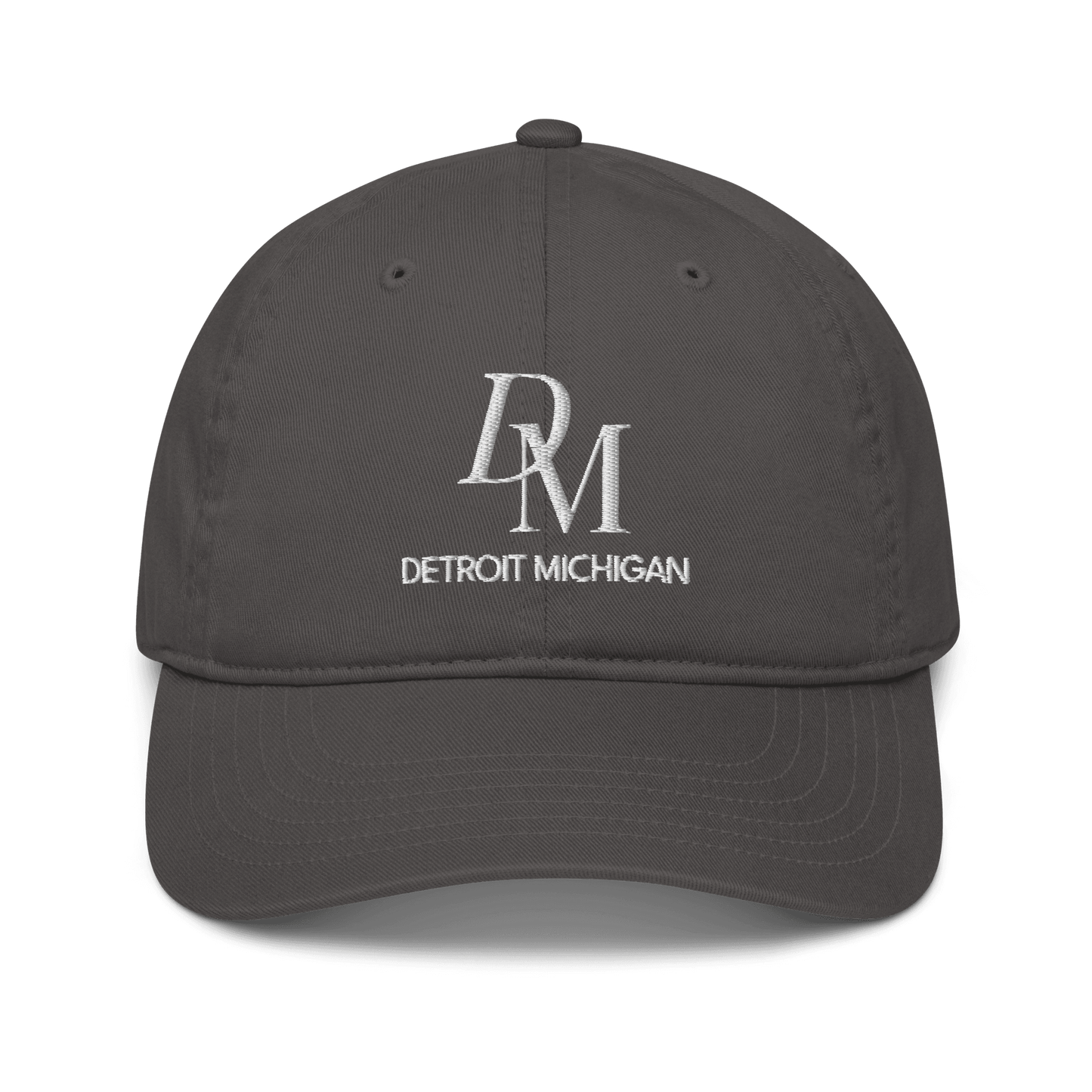 'DM Detroit Michigan' Luxury Goods Parody Baseball Cap - Circumspice Michigan