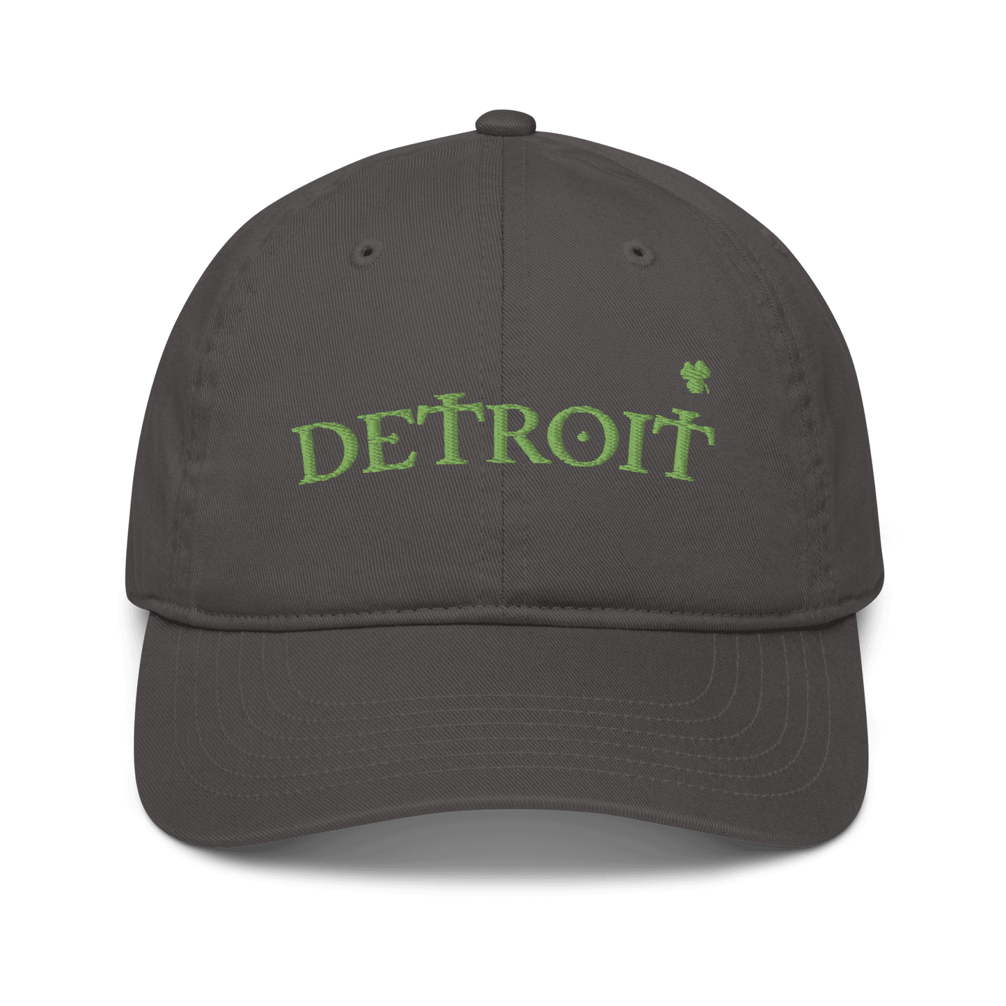 'Detroit' Baseball Cap (Irish Font w/ Shamrock) - Circumspice Michigan