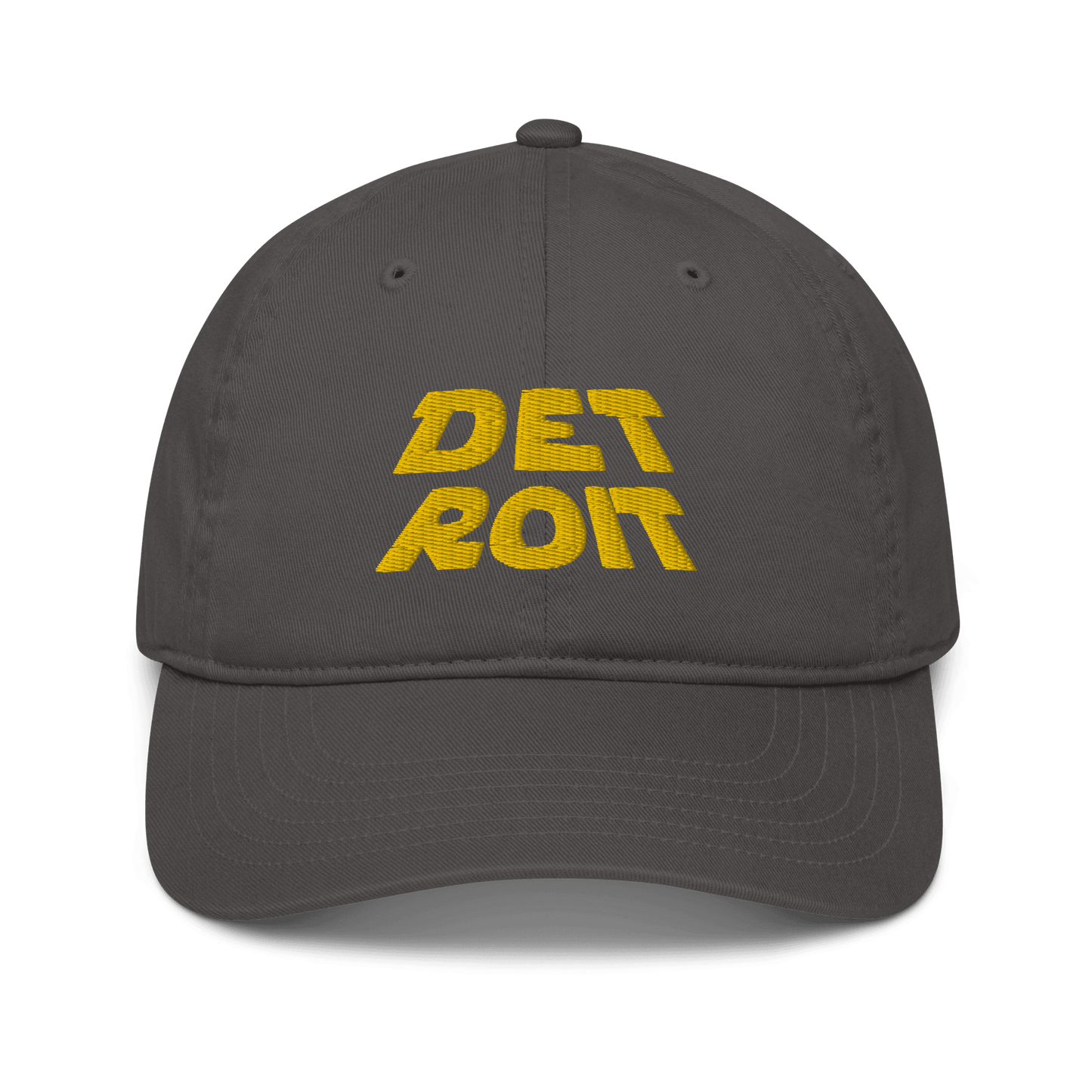 'Detroit' Baseball Cap (Epic Sci-Fi Parody) | Gold/Black Embroidery - Circumspice Michigan