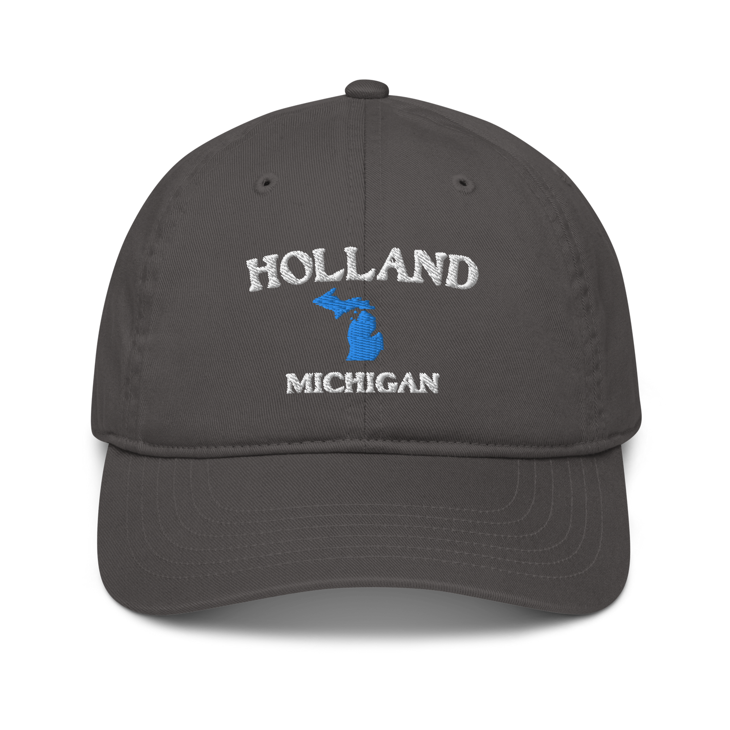 'Holland Michigan' Classic Baseball Cap (w/ Michigan Outline)