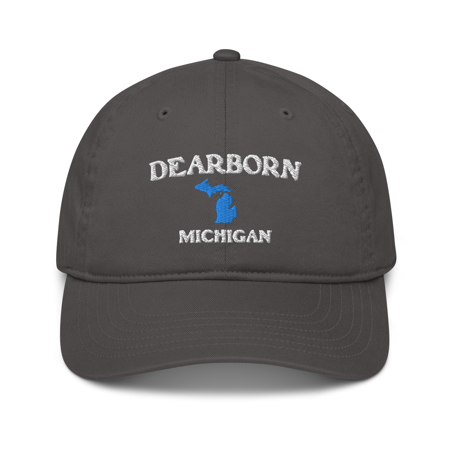 'Dearborn Michigan' Classic Baseball Cap (w/ Michigan Outline)