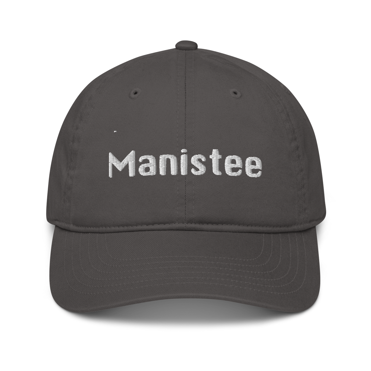 'Manistee' Classic Baseball Cap | White/Navy Embroidery