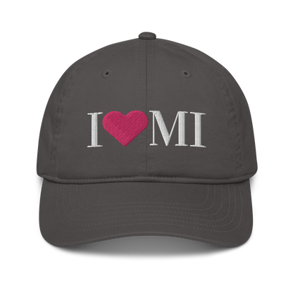 Michigan 'I ❤️ MI' Classic Baseball Cap (Didone Font)