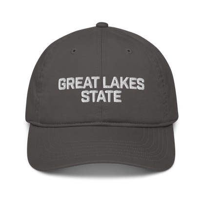 'Great Lakes State' Classic Baseball Cap | White Embroidery