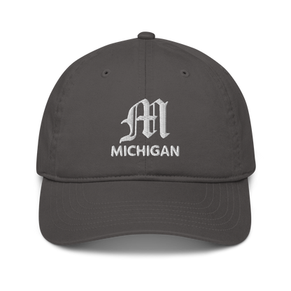 Michigan Old English 'M' Classic Baseball Cap | White Embroidery