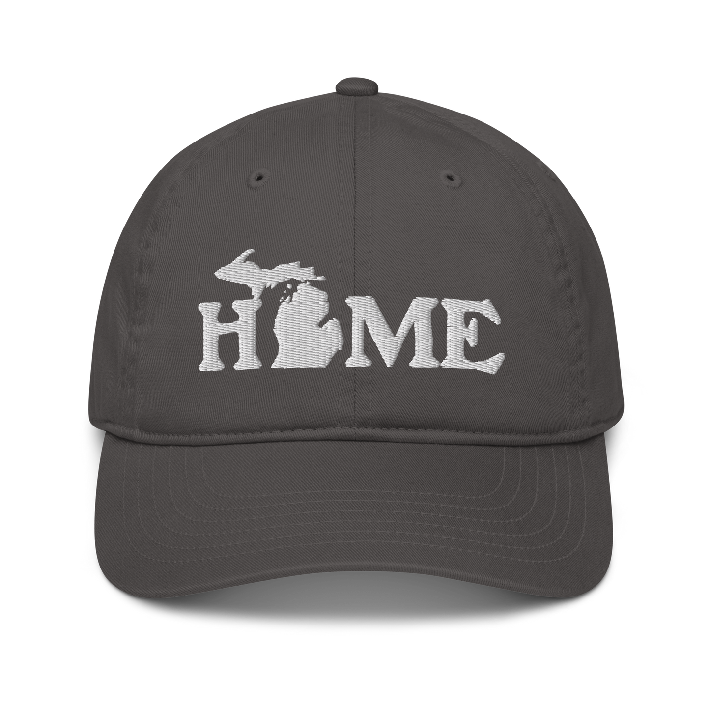 Michigan 'Home' Classic Baseball Cap (Woodcut Font)