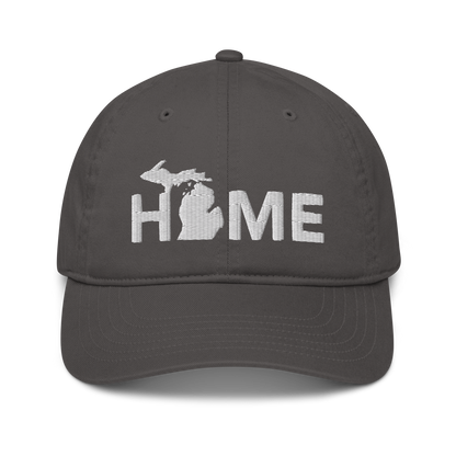 Michigan 'Home' Classic Baseball Cap (Geometric Sans Font)