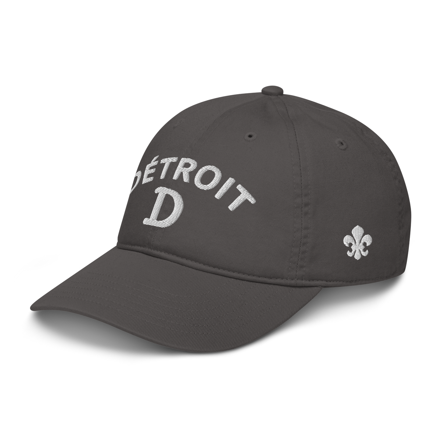 'Détroit' Baseball Cap (w/ Old French D and Fleur de Lys)