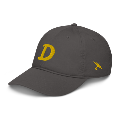 Detroit 'Old French D' Baseball Cap (w/ B-24 Liberator) | Gold Embroidery