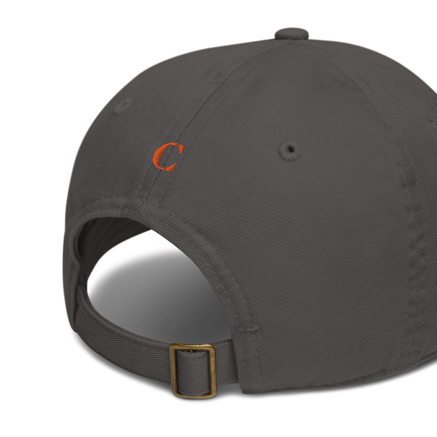 'Détroit' Baseball Cap (w/ Old French D and Fleur de Lys) | Orange Embroidery