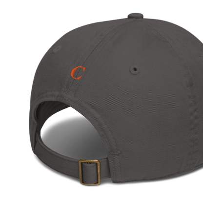 'Détroit' Baseball Cap (w/ Old French D and Fleur de Lys) | Orange Embroidery