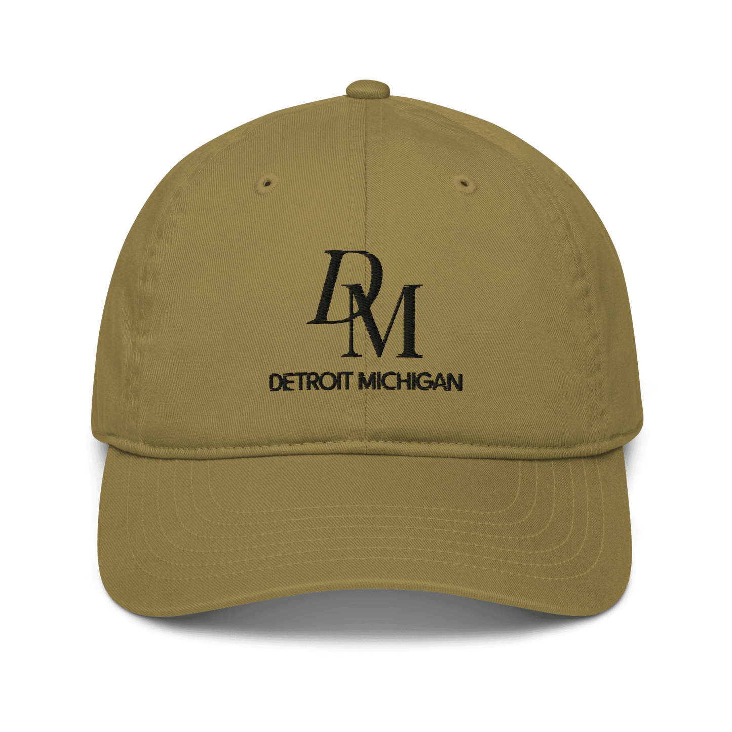 'DM Detroit Michigan' Luxury Goods Parody Baseball Cap - Circumspice Michigan