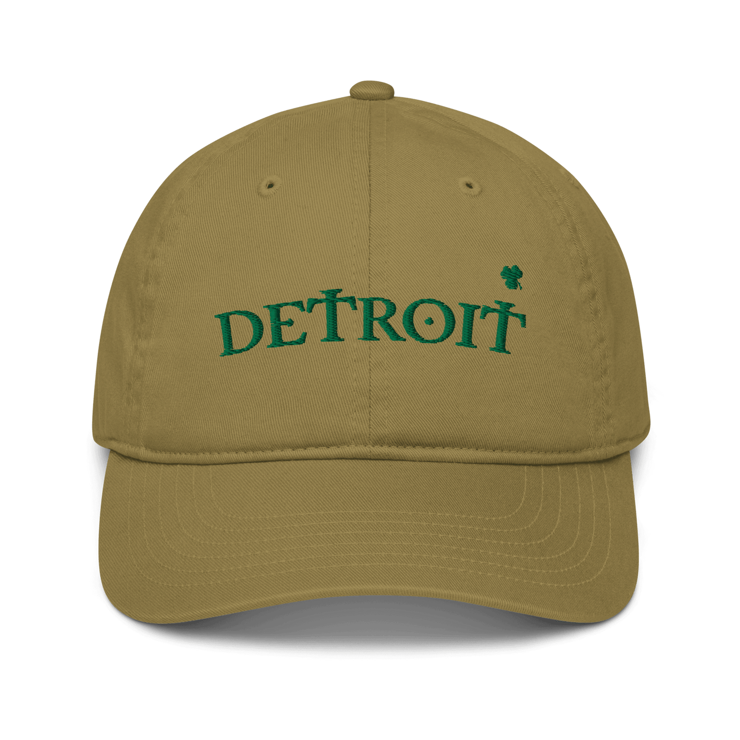 'Detroit' Baseball Cap (Irish Font w/ Shamrock) - Circumspice Michigan