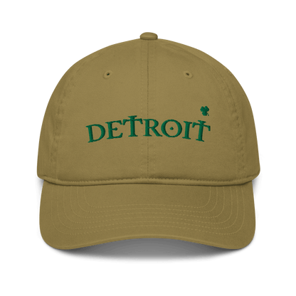 'Detroit' Baseball Cap (Irish Font w/ Shamrock) - Circumspice Michigan