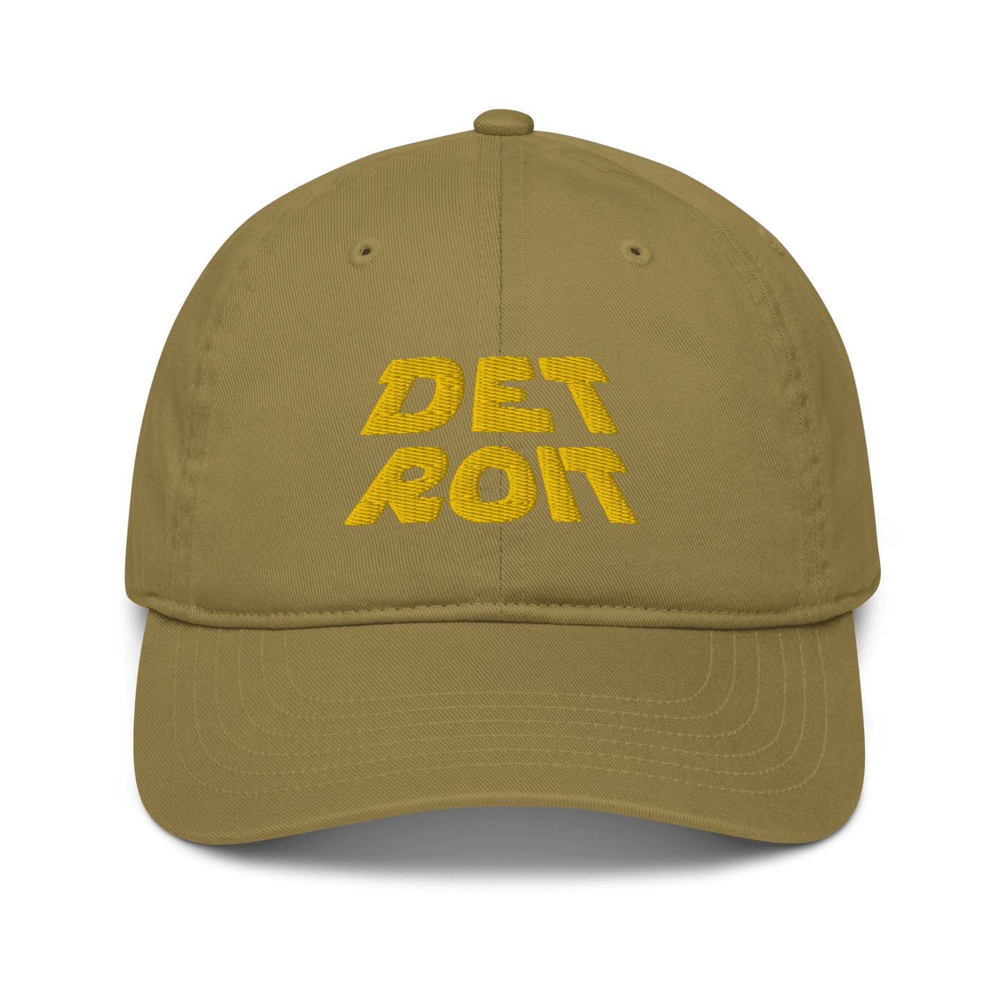 'Detroit' Baseball Cap (Epic Sci-Fi Parody) | Gold/Black Embroidery - Circumspice Michigan