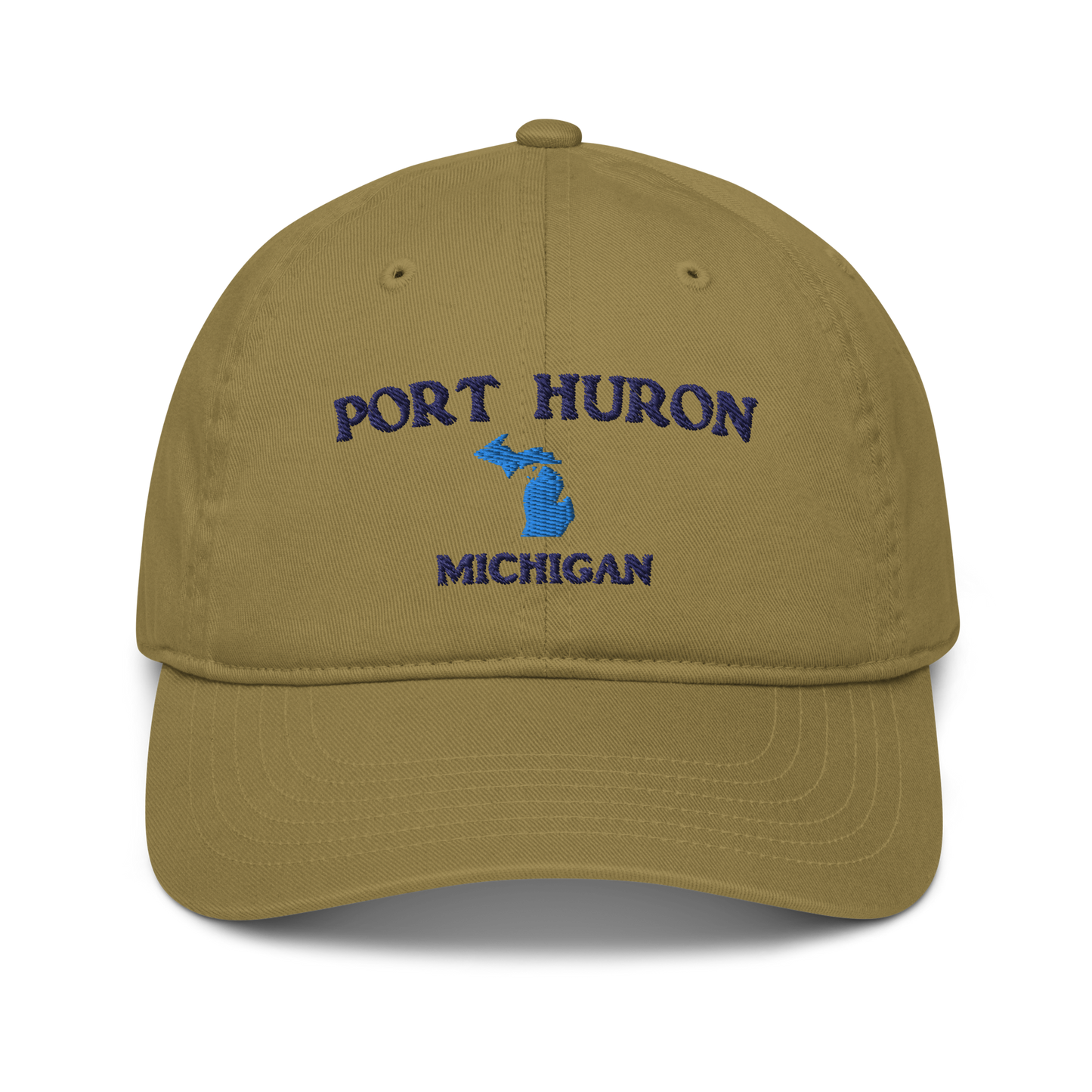 'Port Huron Michigan' Classic Baseball Cap (w/ Michigan Outline)