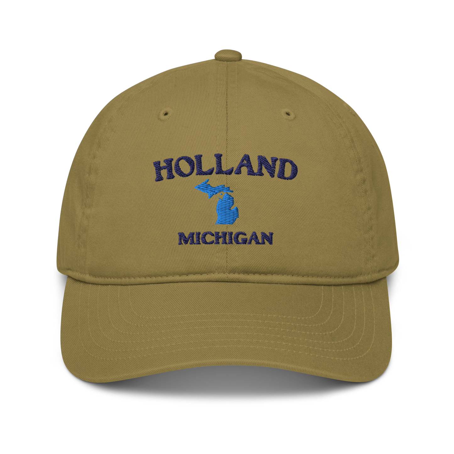 'Holland Michigan' Classic Baseball Cap (w/ Michigan Outline)