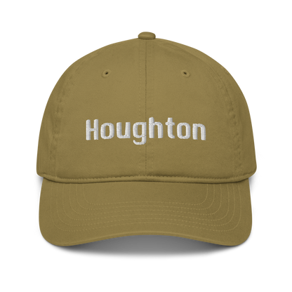 'Houghton' Classic Baseball Cap | White/Black Embroidery