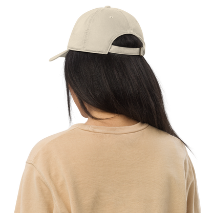 'Houghton' Classic Baseball Cap | White/Black Embroidery