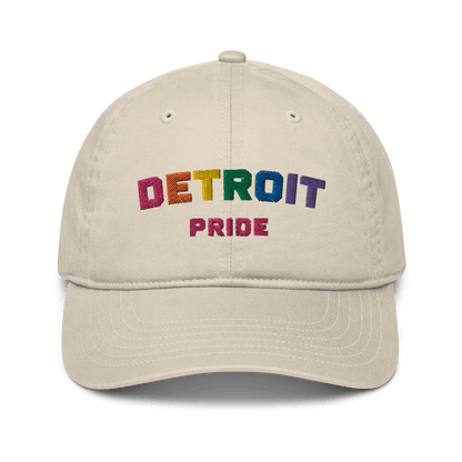'Detroit Pride' Baseball Cap | Rainbow Pride Colors - Circumspice Michigan