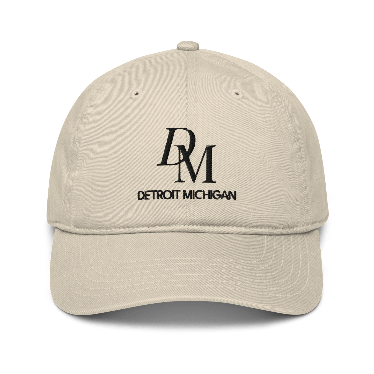 'DM Detroit Michigan' Luxury Goods Parody Baseball Cap - Circumspice Michigan