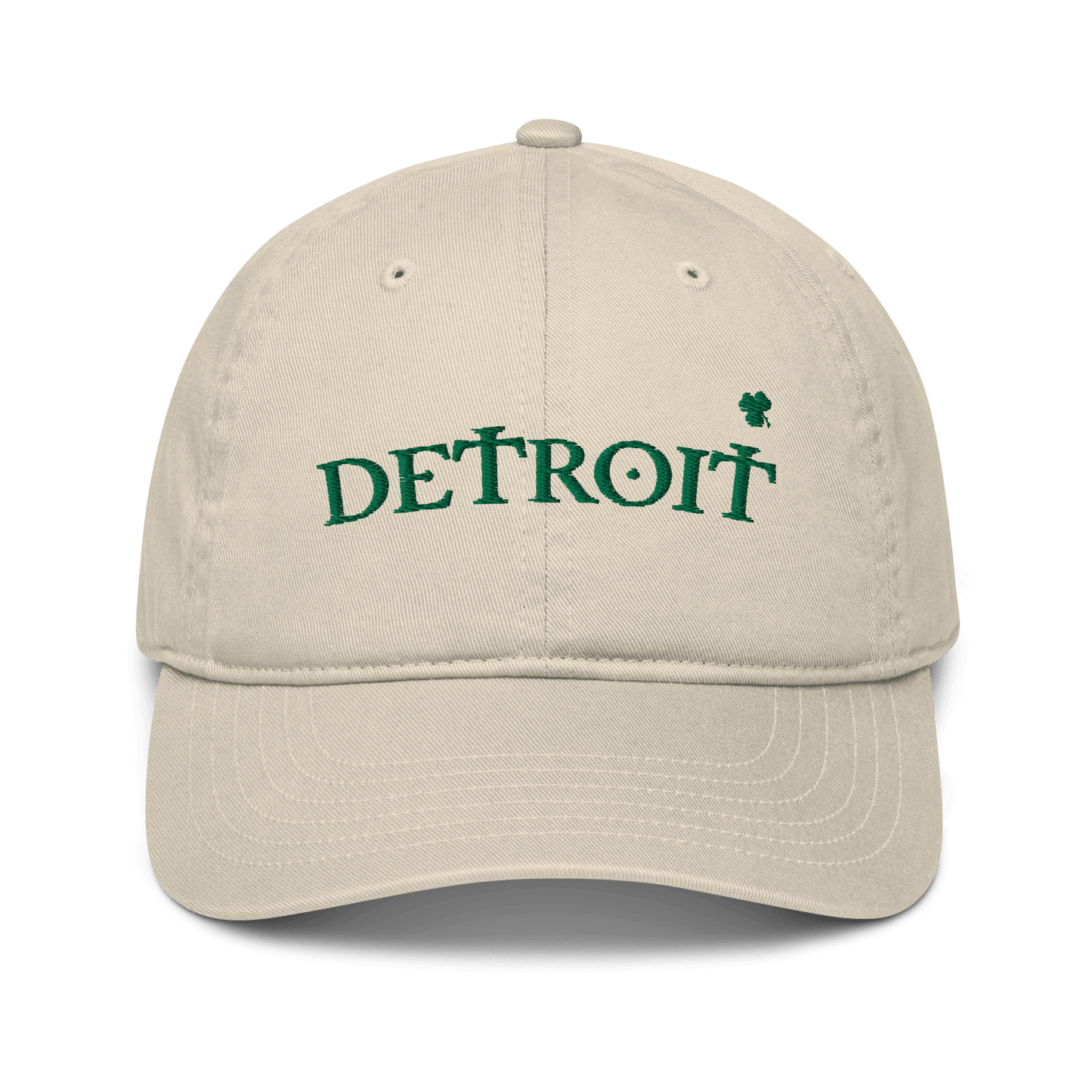 'Detroit' Baseball Cap (Irish Font w/ Shamrock) - Circumspice Michigan