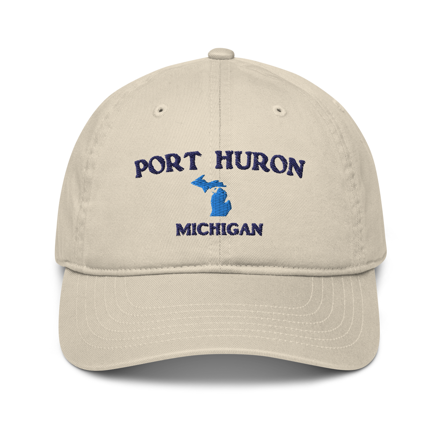 'Port Huron Michigan' Classic Baseball Cap (w/ Michigan Outline)