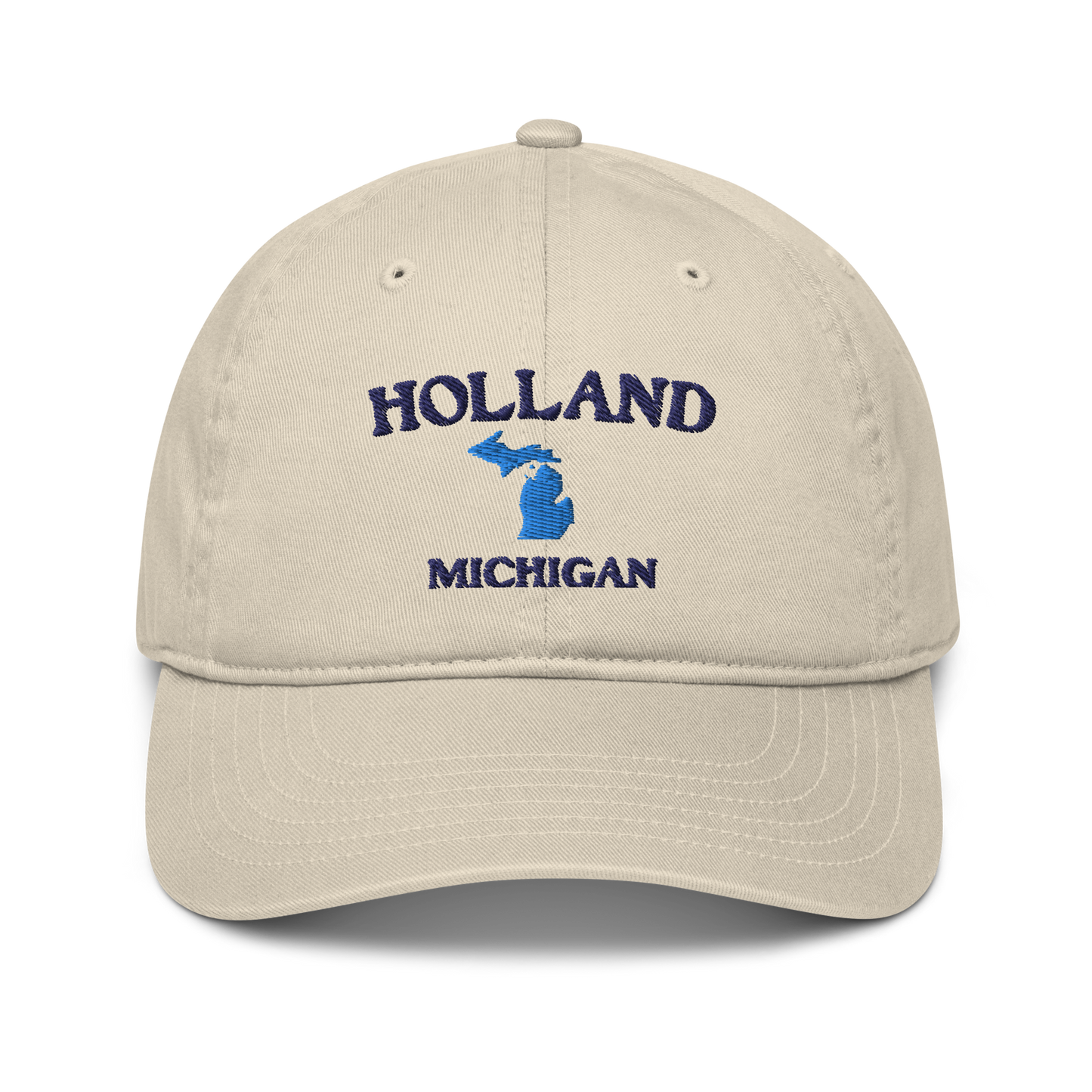 'Holland Michigan' Classic Baseball Cap (w/ Michigan Outline)