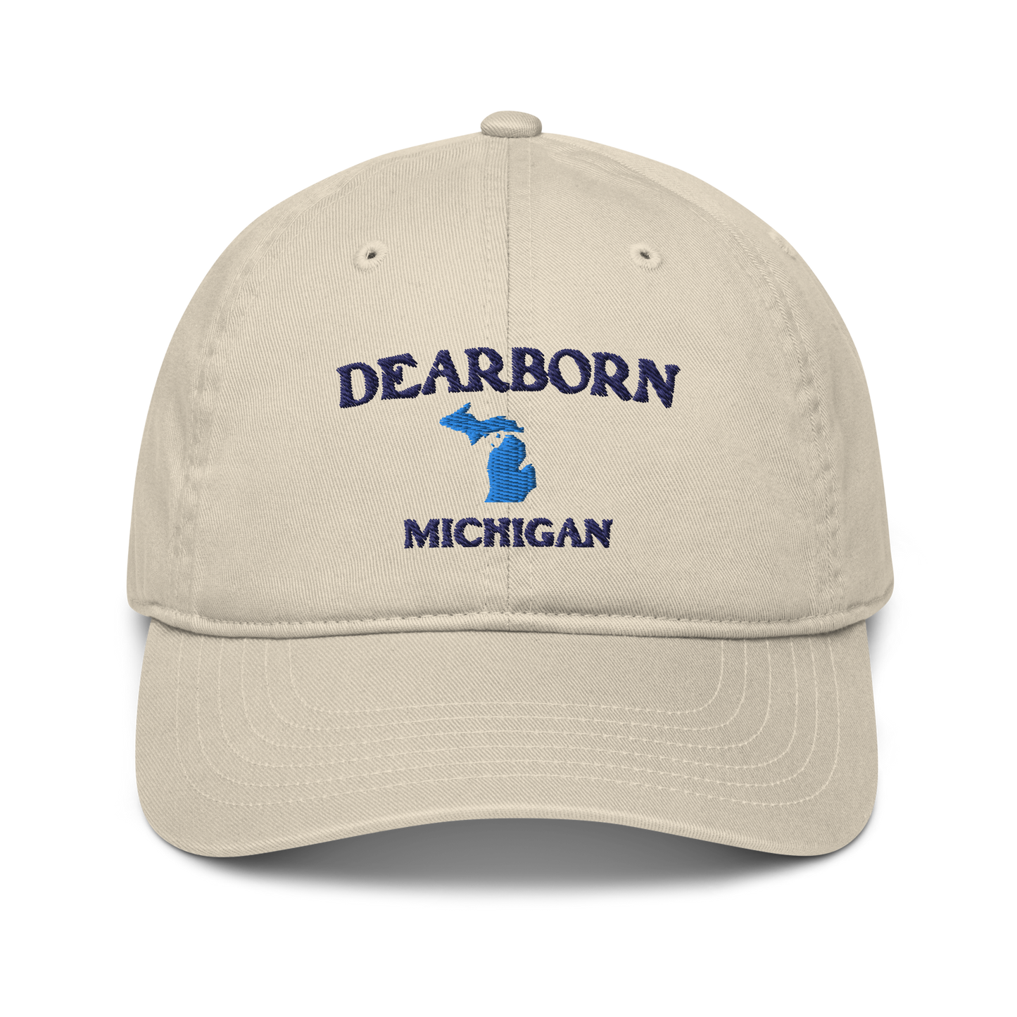 'Dearborn Michigan' Classic Baseball Cap (w/ Michigan Outline)