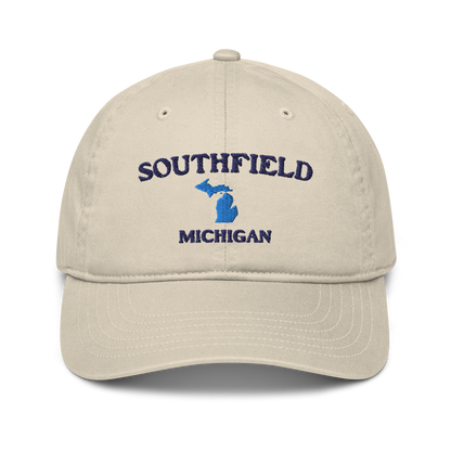 'Southfield Michigan' Classic Baseball Cap (w/ Michigan Outline)