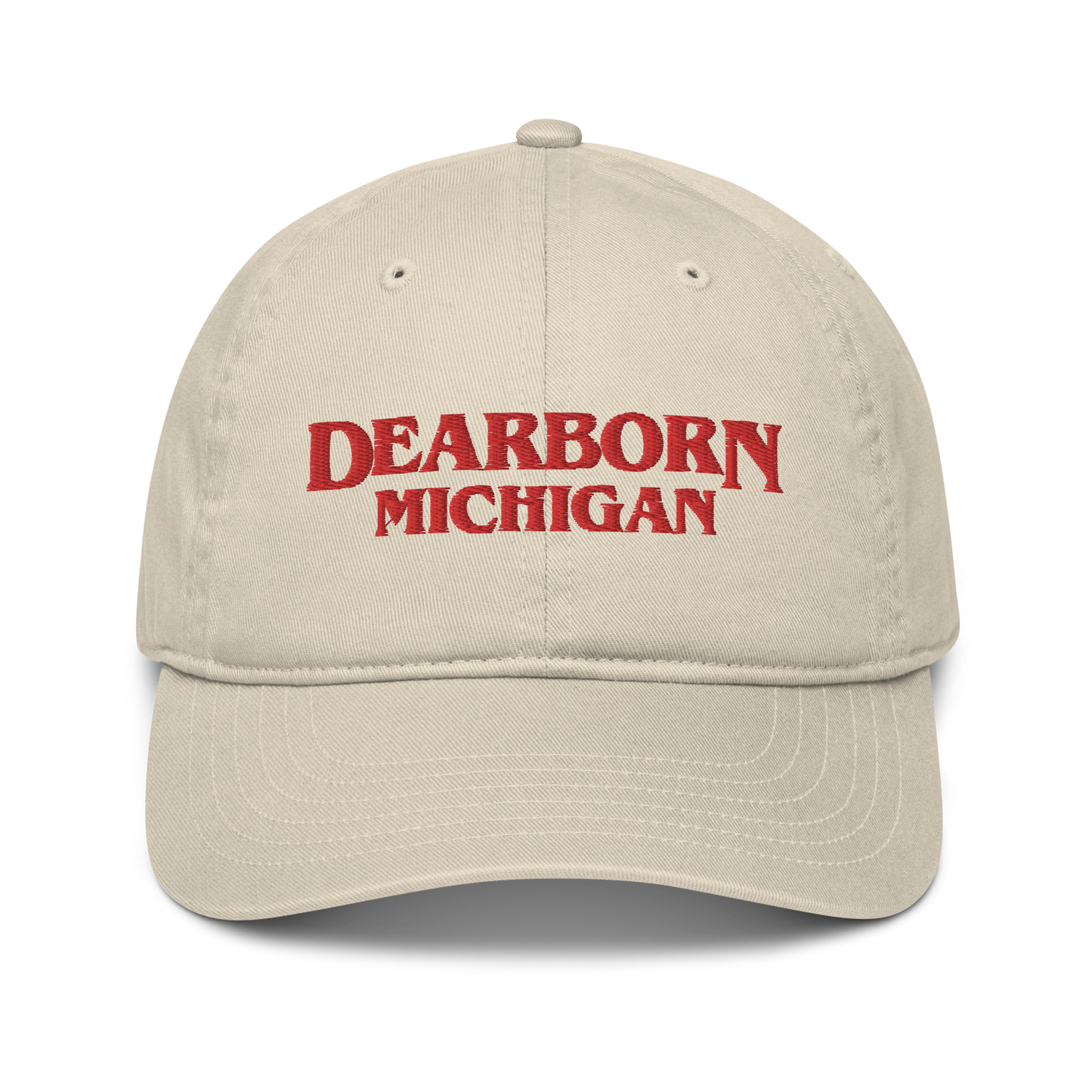 'Dearborn Michigan' Classic Baseball Caps (1980s Drama Parody)