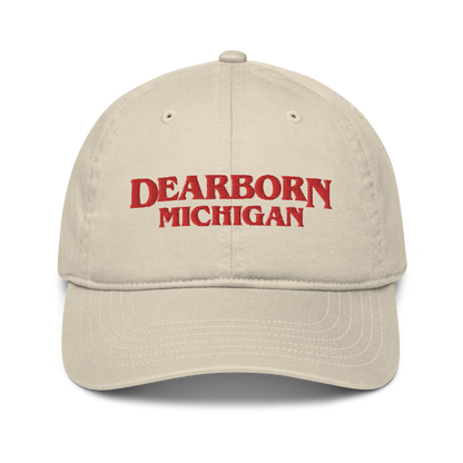 'Dearborn Michigan' Classic Baseball Caps (1980s Drama Parody)