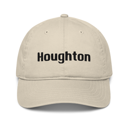 'Houghton' Classic Baseball Cap | White/Black Embroidery