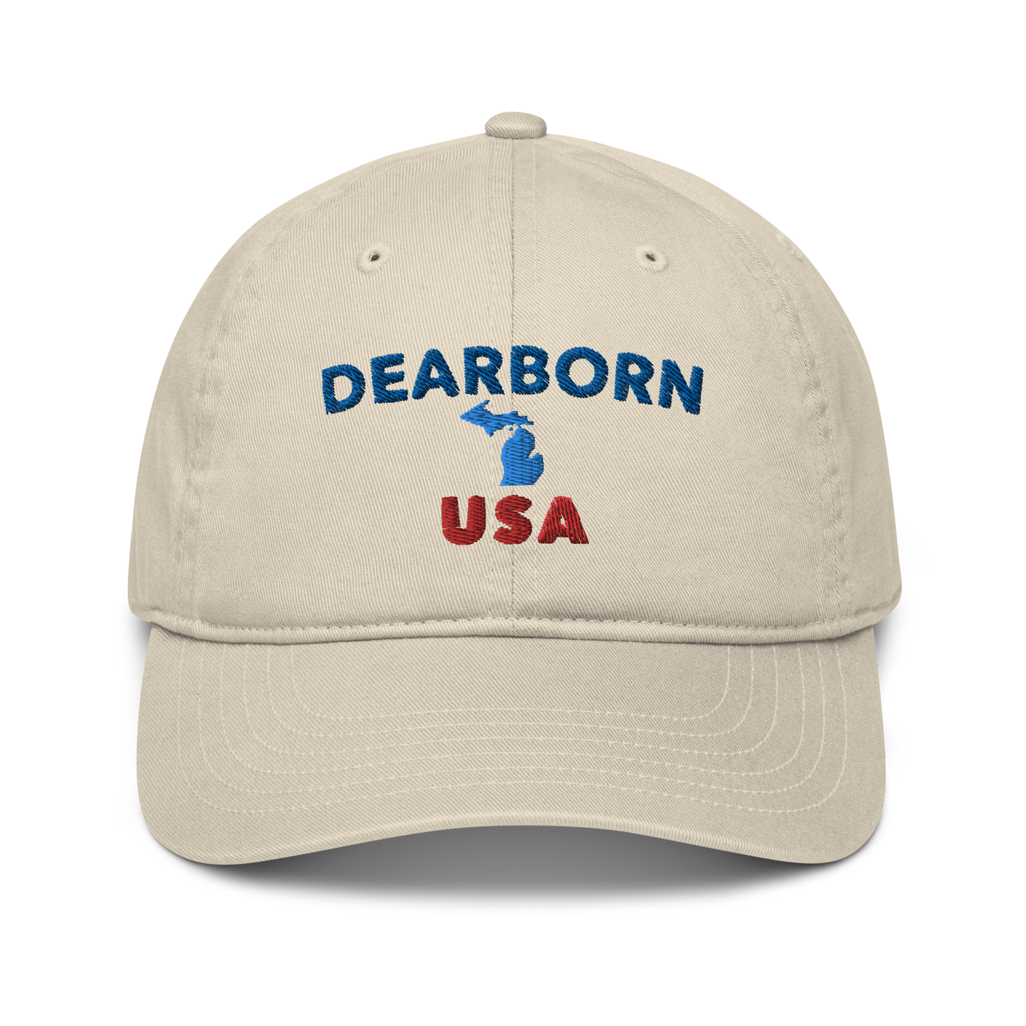 'Dearborn USA' Classic Baseball Cap (w/ Michigan Outline)