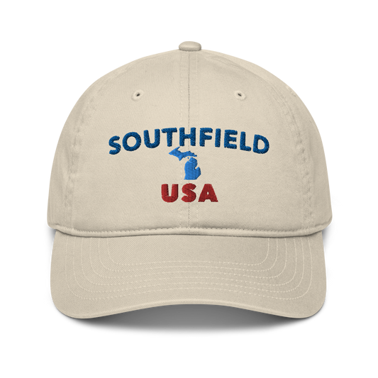 'Southfield USA' Classic Baseball Cap (w/ Michigan Outline)