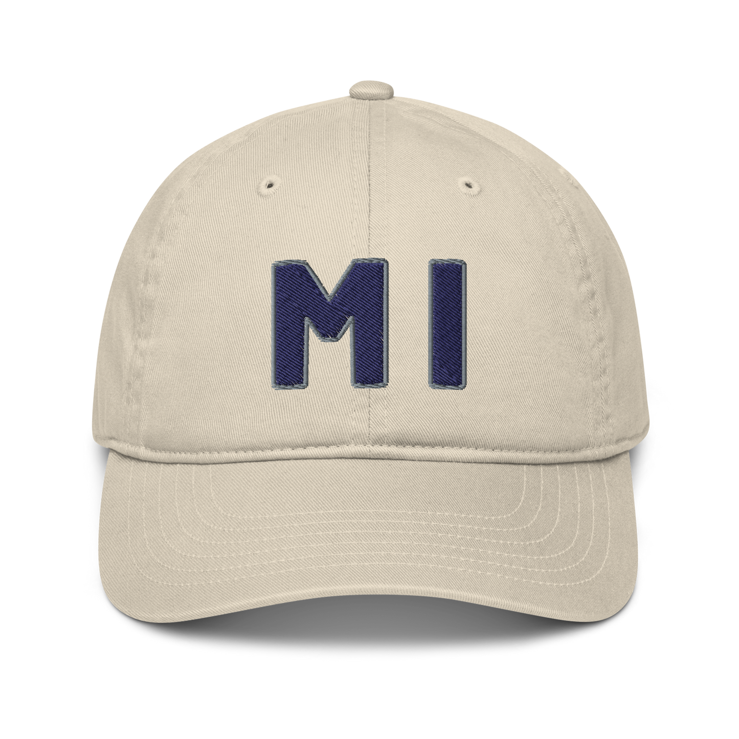 Michigan 'MI' Classic Baseball Cap (1940s Baseball Font)